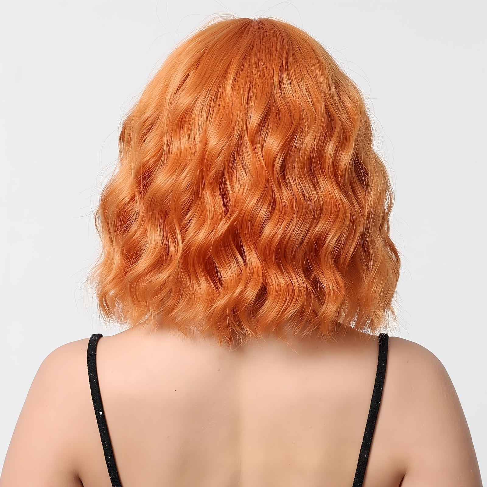 10inch Women's Short Hair Wig Glueless Suitable for Busy Working Moms & Professionals - Natural Textured Synthetic Fiber Wig with Curly, Instant Volume & for Daily Wear, Special Occasions, No Glue Wig